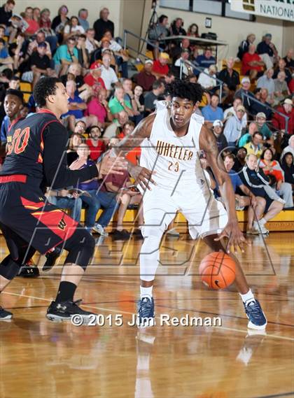 Thumbnail 3 in Wheeler vs. Wesleyan Christian Academy (City Of Palms Classic) photogallery.