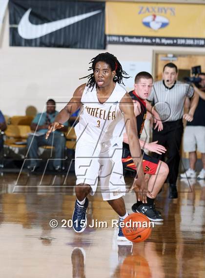 Thumbnail 1 in Wheeler vs. Wesleyan Christian Academy (City Of Palms Classic) photogallery.