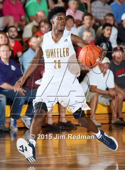 Thumbnail 3 in Wheeler vs. Wesleyan Christian Academy (City Of Palms Classic) photogallery.