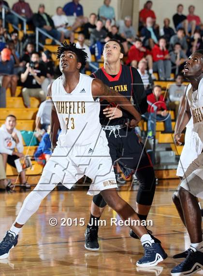Thumbnail 1 in Wheeler vs. Wesleyan Christian Academy (City Of Palms Classic) photogallery.
