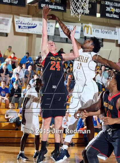 Thumbnail 3 in Wheeler vs. Wesleyan Christian Academy (City Of Palms Classic) photogallery.