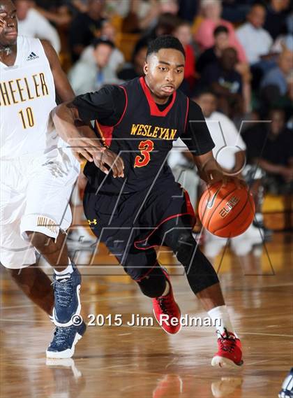 Thumbnail 3 in Wheeler vs. Wesleyan Christian Academy (City Of Palms Classic) photogallery.