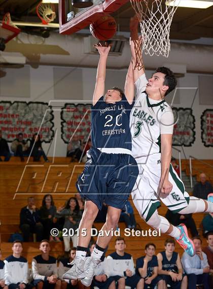 Thumbnail 3 in Forest Lake Christian vs. Elliot Christian (CIF SJS D5 Playoffs) photogallery.