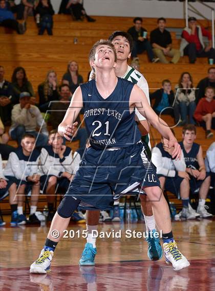 Thumbnail 1 in Forest Lake Christian vs. Elliot Christian (CIF SJS D5 Playoffs) photogallery.