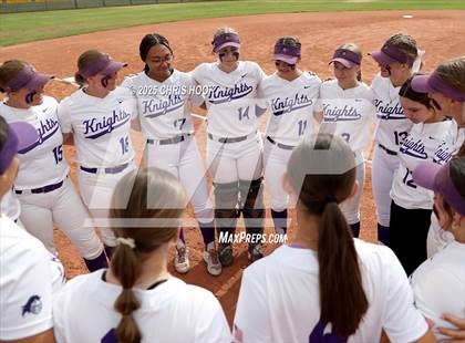 Thumbnail 1 in Arizona College Prep vs Canyon del Oro (AIA Softball 5A Round 2B) photogallery.