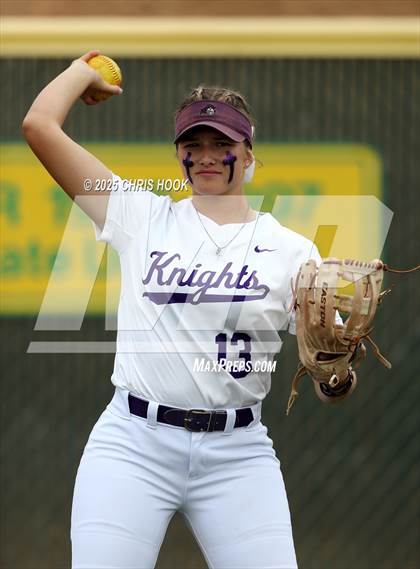 Thumbnail 3 in Arizona College Prep vs Canyon del Oro (AIA Softball 5A Round 2B) photogallery.