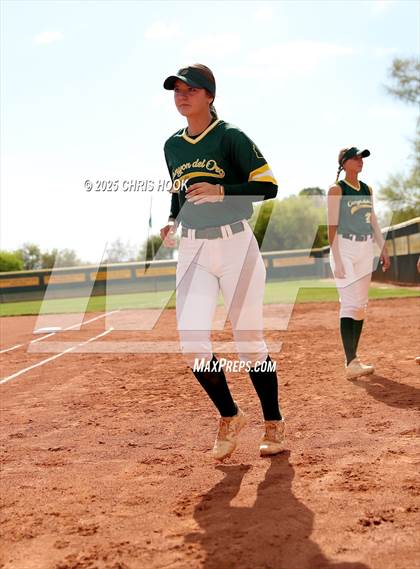 Thumbnail 3 in Arizona College Prep vs Canyon del Oro (AIA Softball 5A Round 2B) photogallery.
