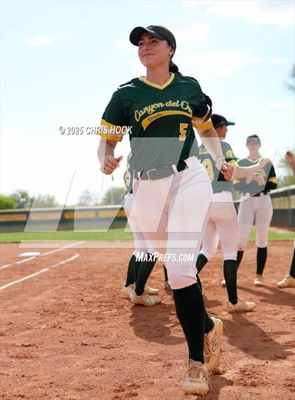 Thumbnail 3 in Arizona College Prep vs Canyon del Oro (AIA Softball 5A Round 2B) photogallery.