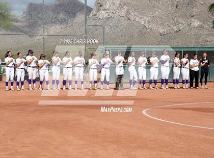 Thumbnail 1 in Arizona College Prep vs Canyon del Oro (AIA Softball 5A Round 2B) photogallery.