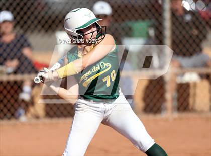 Thumbnail 2 in Arizona College Prep vs Canyon del Oro (AIA Softball 5A Round 2B) photogallery.