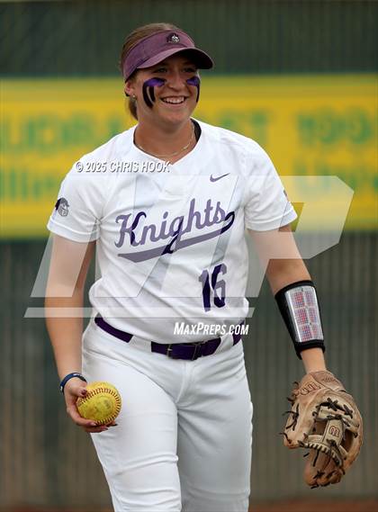Thumbnail 2 in Arizona College Prep vs Canyon del Oro (AIA Softball 5A Round 2B) photogallery.