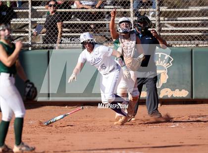 Thumbnail 3 in Arizona College Prep vs Canyon del Oro (AIA Softball 5A Round 2B) photogallery.