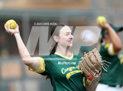 Thumbnail 2 in Arizona College Prep vs Canyon del Oro (AIA Softball 5A Round 2B) photogallery.