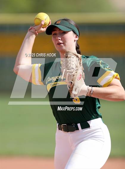 Thumbnail 3 in Arizona College Prep vs Canyon del Oro (AIA Softball 5A Round 2B) photogallery.