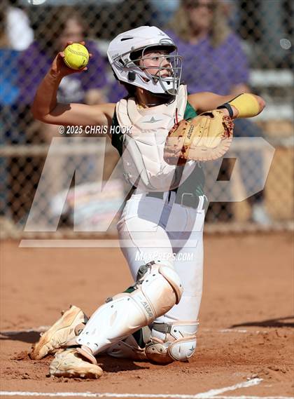 Thumbnail 2 in Arizona College Prep vs Canyon del Oro (AIA Softball 5A Round 2B) photogallery.