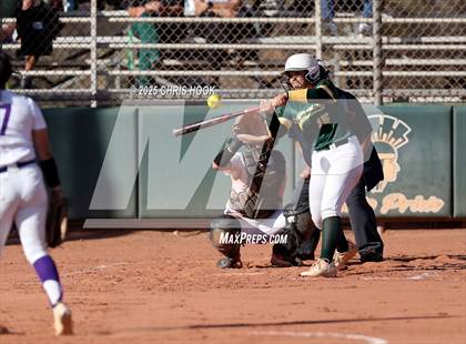 Thumbnail 3 in Arizona College Prep vs Canyon del Oro (AIA Softball 5A Round 2B) photogallery.