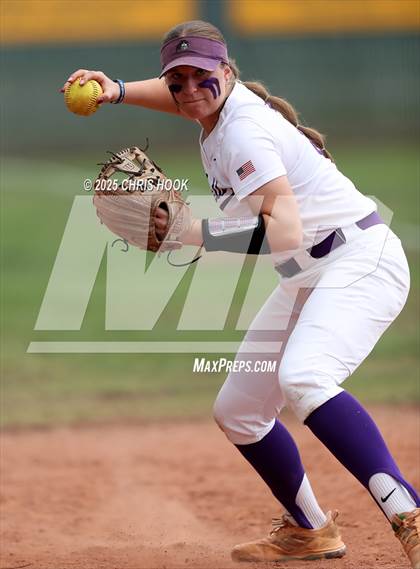 Thumbnail 2 in Arizona College Prep vs Canyon del Oro (AIA Softball 5A Round 2B) photogallery.