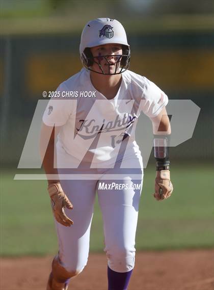 Thumbnail 2 in Arizona College Prep vs Canyon del Oro (AIA Softball 5A Round 2B) photogallery.