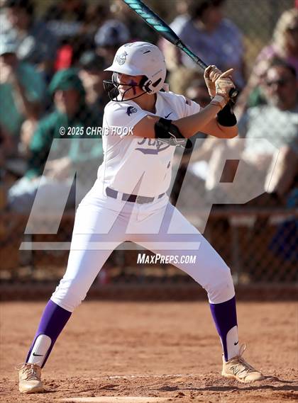 Thumbnail 1 in Arizona College Prep vs Canyon del Oro (AIA Softball 5A Round 2B) photogallery.