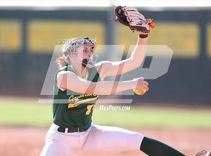 Thumbnail 2 in Arizona College Prep vs Canyon del Oro (AIA Softball 5A Round 2B) photogallery.