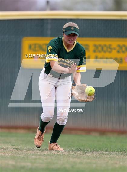 Thumbnail 2 in Arizona College Prep vs Canyon del Oro (AIA Softball 5A Round 2B) photogallery.