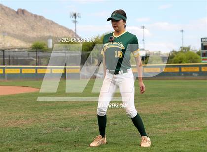Thumbnail 1 in Arizona College Prep vs Canyon del Oro (AIA Softball 5A Round 2B) photogallery.
