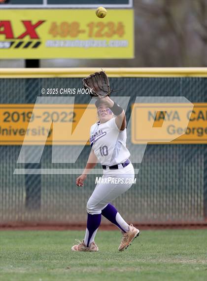 Thumbnail 3 in Arizona College Prep vs Canyon del Oro (AIA Softball 5A Round 2B) photogallery.