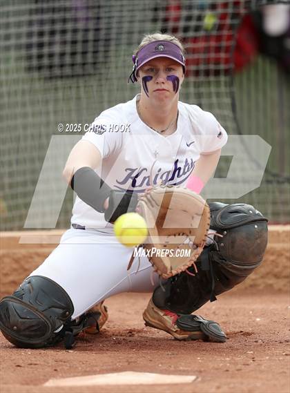 Thumbnail 2 in Arizona College Prep vs Canyon del Oro (AIA Softball 5A Round 2B) photogallery.
