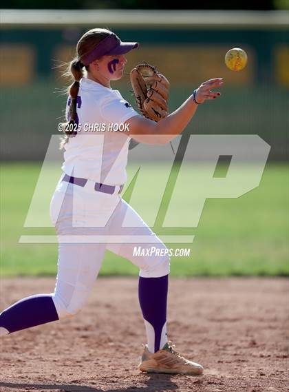Thumbnail 3 in Arizona College Prep vs Canyon del Oro (AIA Softball 5A Round 2B) photogallery.