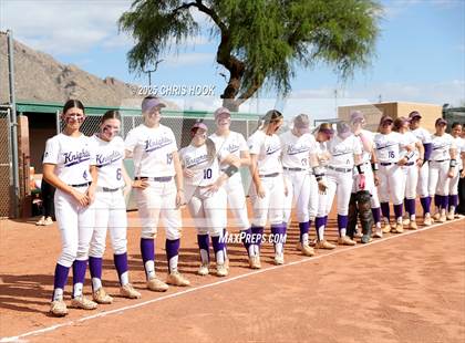 Thumbnail 2 in Arizona College Prep vs Canyon del Oro (AIA Softball 5A Round 2B) photogallery.