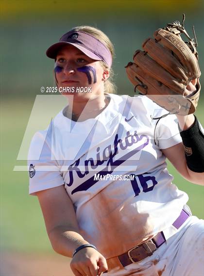 Thumbnail 3 in Arizona College Prep vs Canyon del Oro (AIA Softball 5A Round 2B) photogallery.