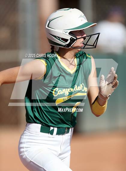 Thumbnail 2 in Arizona College Prep vs Canyon del Oro (AIA Softball 5A Round 2B) photogallery.