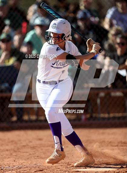 Thumbnail 2 in Arizona College Prep vs Canyon del Oro (AIA Softball 5A Round 2B) photogallery.