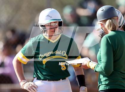 Thumbnail 1 in Arizona College Prep vs Canyon del Oro (AIA Softball 5A Round 2B) photogallery.