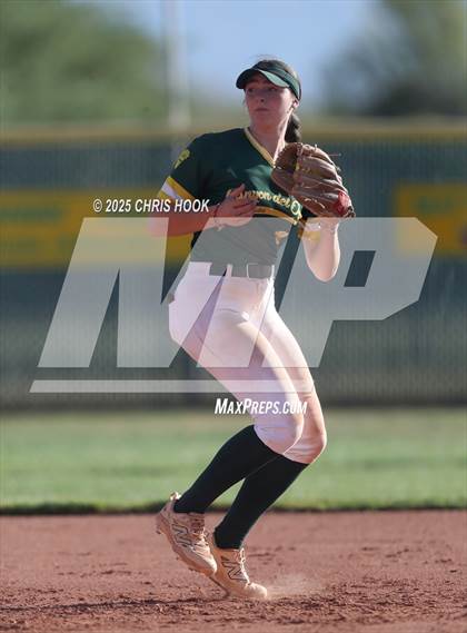 Thumbnail 3 in Arizona College Prep vs Canyon del Oro (AIA Softball 5A Round 2B) photogallery.