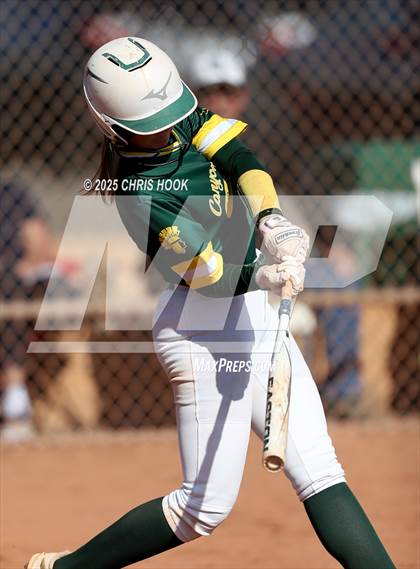 Thumbnail 1 in Arizona College Prep vs Canyon del Oro (AIA Softball 5A Round 2B) photogallery.