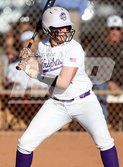 Thumbnail 2 in Arizona College Prep vs Canyon del Oro (AIA Softball 5A Round 2B) photogallery.