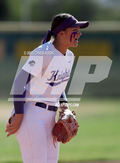 Thumbnail 2 in Arizona College Prep vs Canyon del Oro (AIA Softball 5A Round 2B) photogallery.