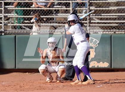 Thumbnail 3 in Arizona College Prep vs Canyon del Oro (AIA Softball 5A Round 2B) photogallery.