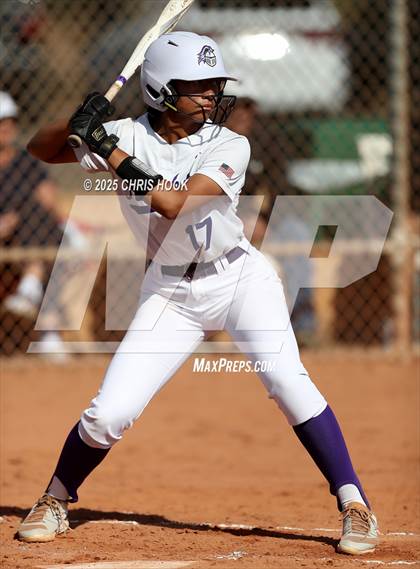 Thumbnail 3 in Arizona College Prep vs Canyon del Oro (AIA Softball 5A Round 2B) photogallery.