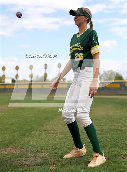 Thumbnail 2 in Arizona College Prep vs Canyon del Oro (AIA Softball 5A Round 2B) photogallery.
