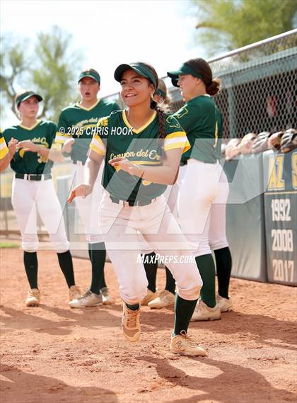 Thumbnail 2 in Arizona College Prep vs Canyon del Oro (AIA Softball 5A Round 2B) photogallery.