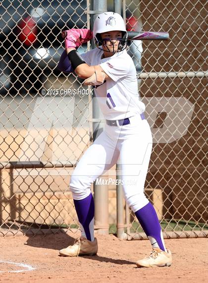 Thumbnail 3 in Arizona College Prep vs Canyon del Oro (AIA Softball 5A Round 2B) photogallery.