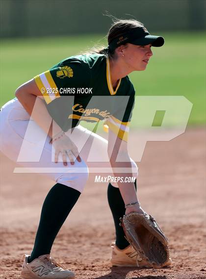 Thumbnail 1 in Arizona College Prep vs Canyon del Oro (AIA Softball 5A Round 2B) photogallery.