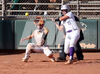 Thumbnail 3 in Arizona College Prep vs Canyon del Oro (AIA Softball 5A Round 2B) photogallery.