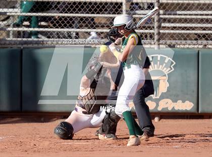 Thumbnail 3 in Arizona College Prep vs Canyon del Oro (AIA Softball 5A Round 2B) photogallery.