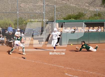 Thumbnail 2 in Arizona College Prep vs Canyon del Oro (AIA Softball 5A Round 2B) photogallery.
