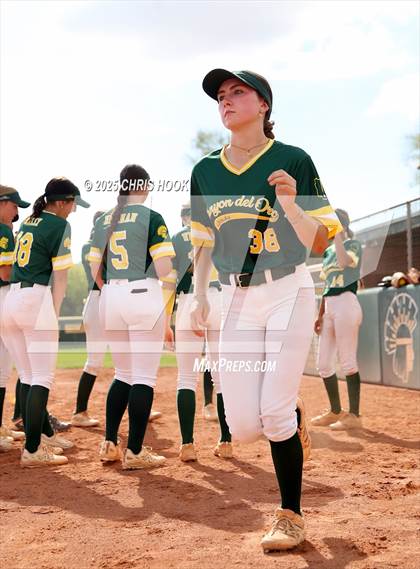 Thumbnail 1 in Arizona College Prep vs Canyon del Oro (AIA Softball 5A Round 2B) photogallery.