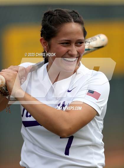 Thumbnail 3 in Arizona College Prep vs Canyon del Oro (AIA Softball 5A Round 2B) photogallery.