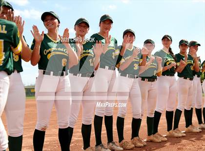 Thumbnail 2 in Arizona College Prep vs Canyon del Oro (AIA Softball 5A Round 2B) photogallery.
